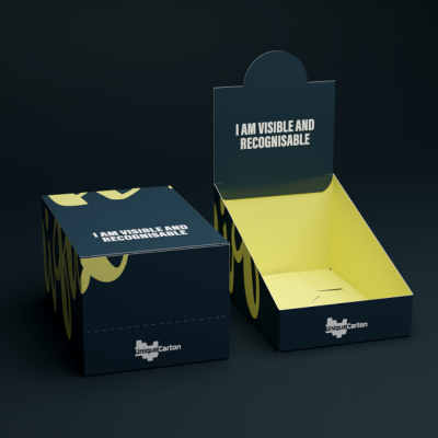 Displaydoosje met autolock-bodem